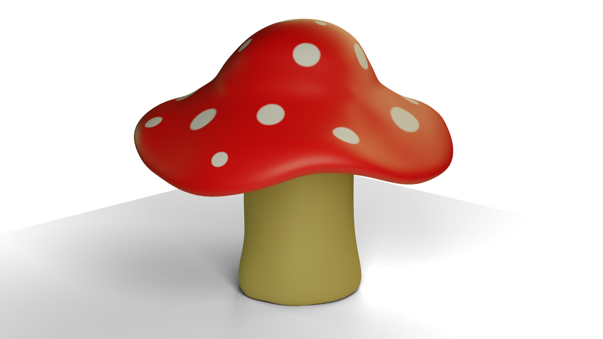 Stylized Mushroom - Blender 3D Render